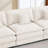 Eyisean 102" Chenille Modular Sectional Sofa with Ottoman, 3-Seater L Shape Cloud Couch with Upholstered & Pillow, Comfy Sleeper Sofa for Living Room, Bedroom, Office, Apartment, Easy Assembly-1043741559