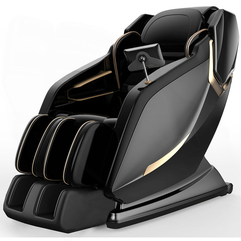Full Body Zero Gravity Shiatsu Massage Chair SL-Track Recliner With Airbag Speaker LCD Screen Remote Control Voice Control Back/Leg Heat