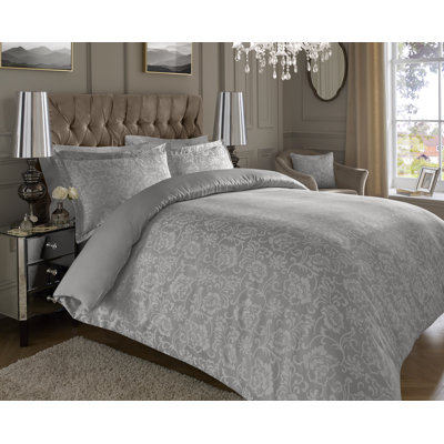 Lyon 600 TC Jacquard Duvet Cover Set