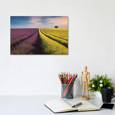 Violyellow by Ales Komovec - Wrapped Canvas Print