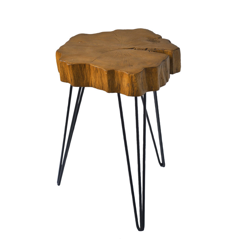Table d'appoint Calne, Brun