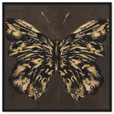 Golden Butterfly Elegant Butterfly Wall Art by Art Remedy