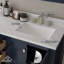 60 po X P 22 po P 35,4 po Meuble-lavabo gris H avec miroir-929784921