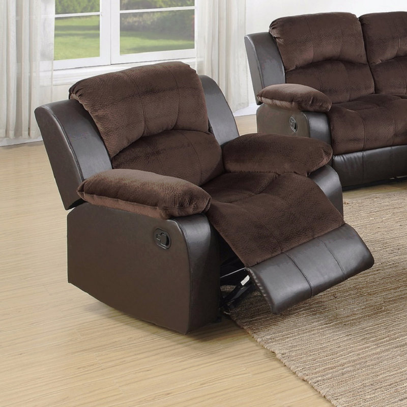 Fauteuil inclinable et oscillant 1 pièce Motion, Chocolat