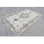 Authentique tapis turc rétro brun neutre avec motif floral élégant, idéal pour la décoration intérieure brun / beige