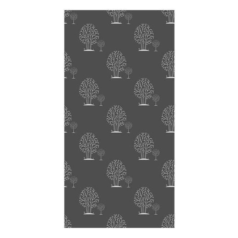 Colombina Floral Roll, Dark Gray