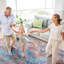 Tapis 9 x 12 pour la vie à la maison - lavable, antidérapant, à poils courts, ne perdant pas ses poils, pliable en plusieurs options de couleurs, surface antidérapante lavable pour animaux et cuisine-871587740