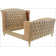 Upholstered Wingback Bed