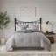 Ensemble d'édredon chic et gris 7 pièces - Transformez le style de votre chambre à coucher