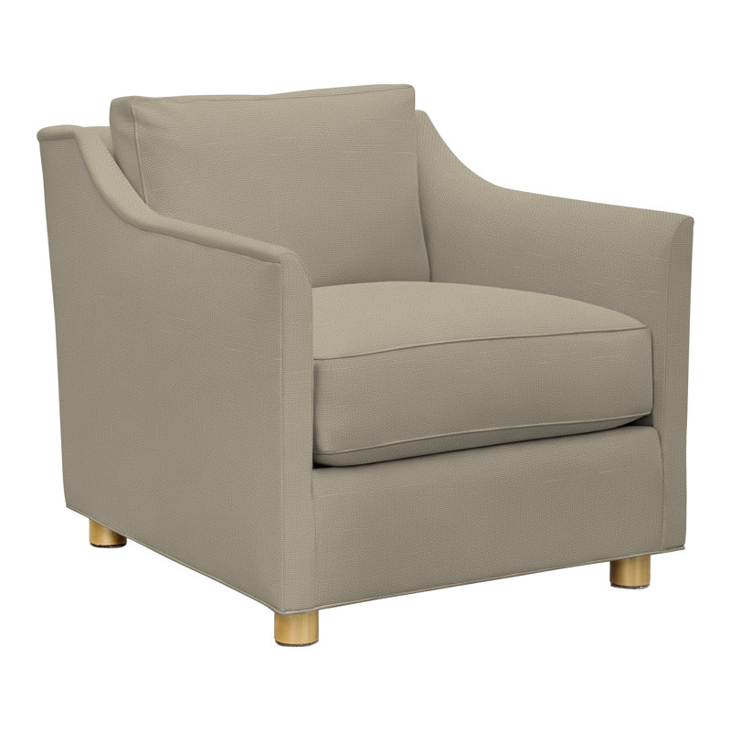Chaise 33,5 po Newlin, Perigold ‑ toile de ramie Beagle