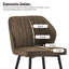 Konate Upholstered Counter Stool with Metal Frame-527978122
