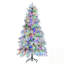 Arbre de Noël enneigé épinette avec lumières DEL