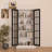 Freestanding Pantry Cabinet With Glass Door-2058928652