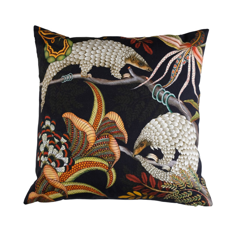 Ardmore Pillow, Black, 16" x 16"