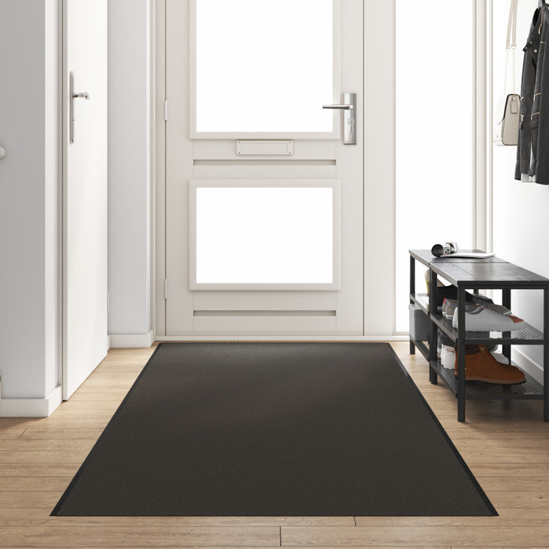 Non-Slip Indoor / Outdoor Doormat, 120 x 400 cm, Anthracite