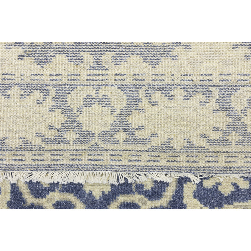 Tapis oriental floral en laine Elanaz, Rectangle 3 pi 11 po x 5 pi 10 po