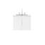 24" Bathroom Vanity In Grey White-1408228242-1408228237