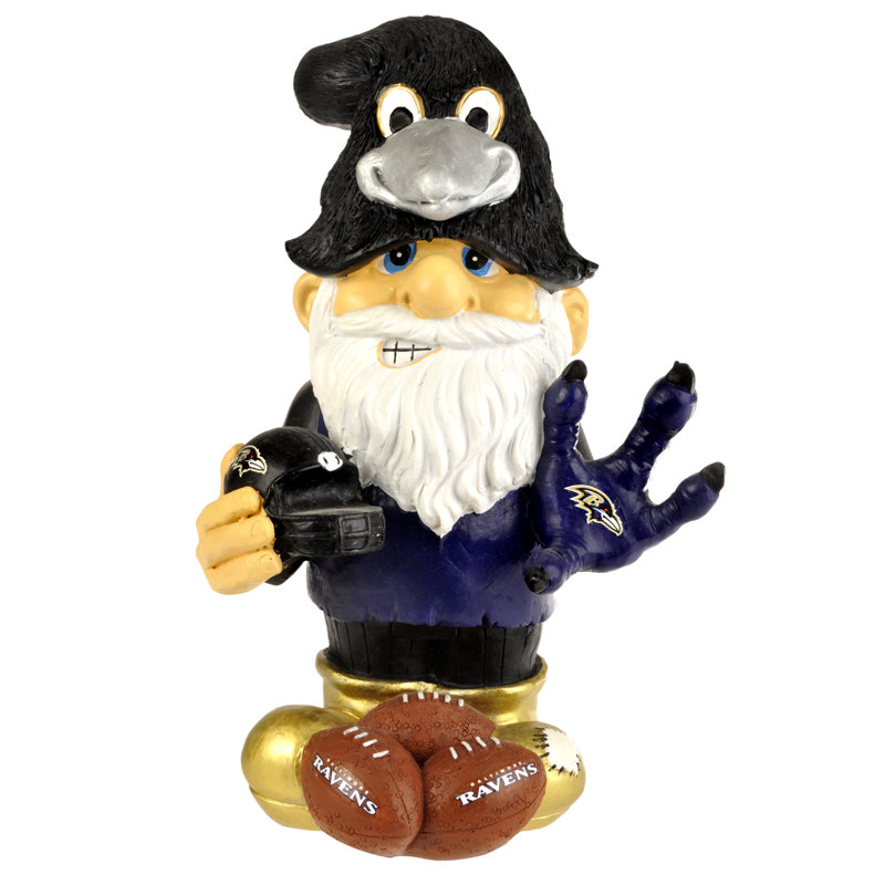 Statue gnome thématique nfl version 2, Ravens de Baltimore