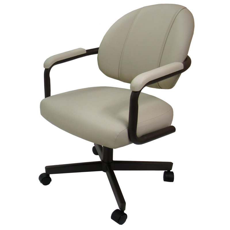 18'' H Upholstered Armchair, Beige , Basin Beige