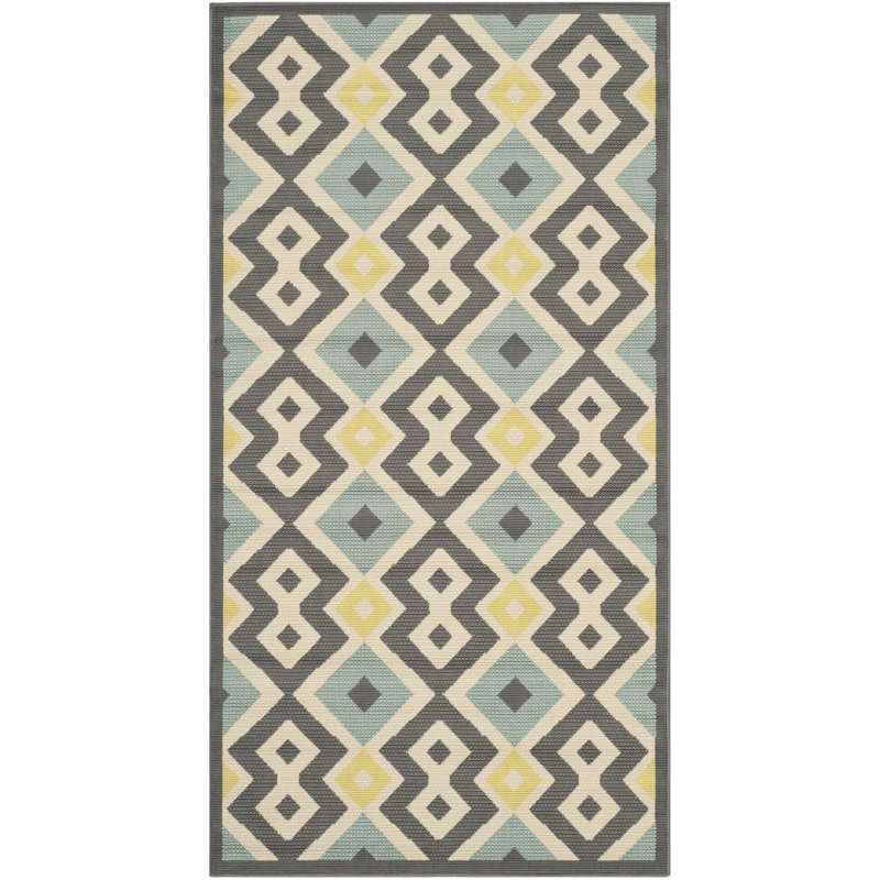 Engelbert Performance Geometric Rug, Rectangle 5'1" x 7'7"