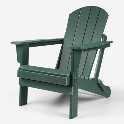 Folding High-Density Poly Adirondack Chair