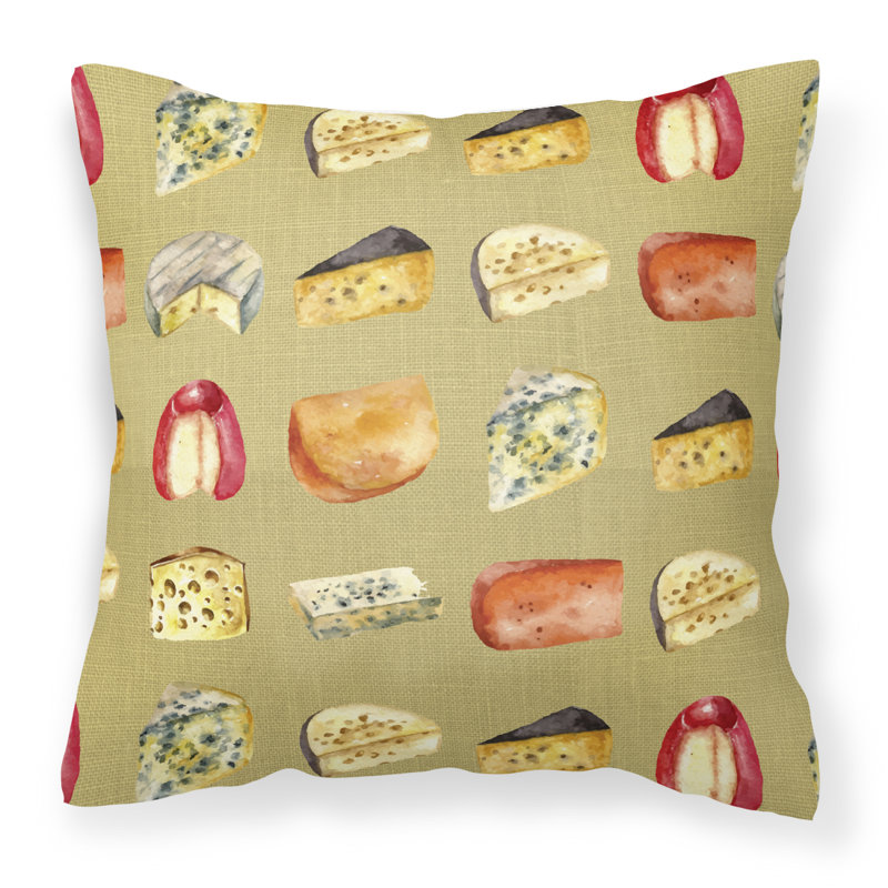Coussin intérieur/extérieur fromage, 18 po x 18 po