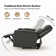 Anabal Oversized One-touch Reset Genuine Leather Dual Motor Power Recliner with Lift-up Cup Holder(Set of 2)