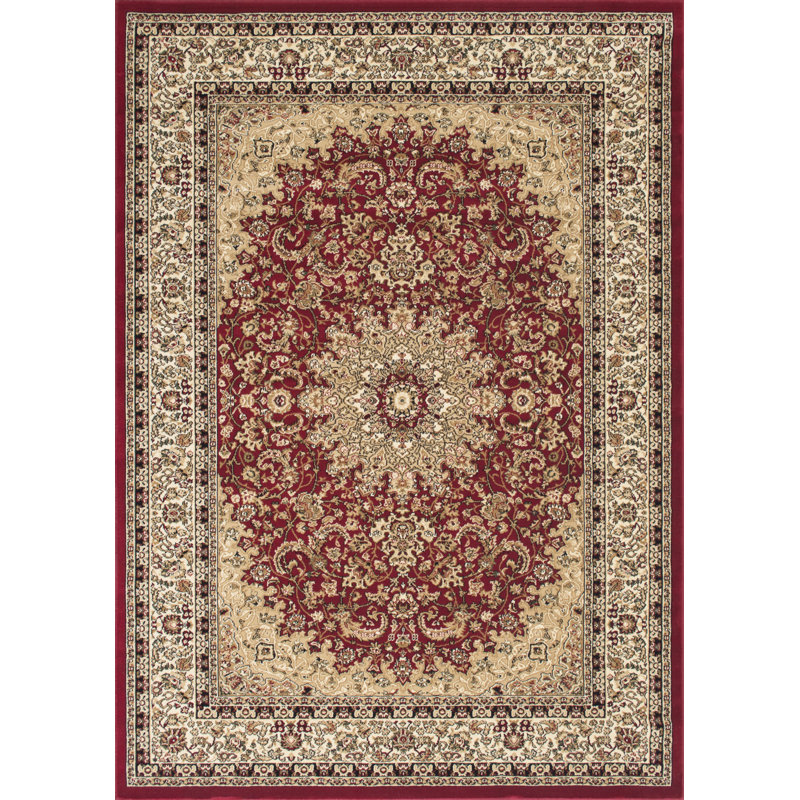 Oriental Area Rug in Red