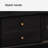 Solid wood TV stand coffee table, big locker
