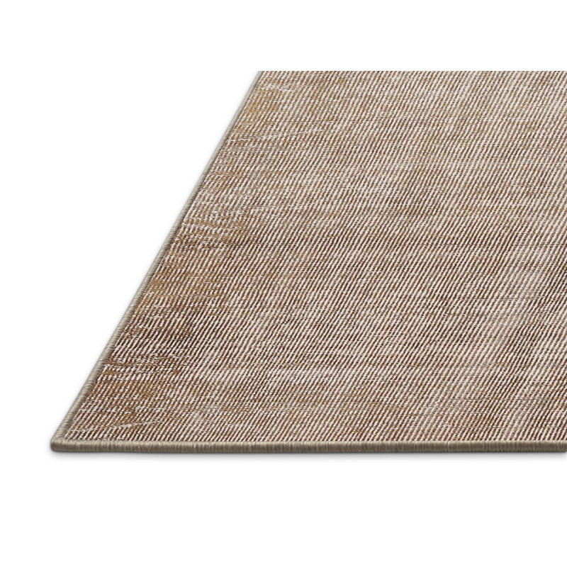 Tapis brun contemporain, Rectangle 2 pi x 5 pi