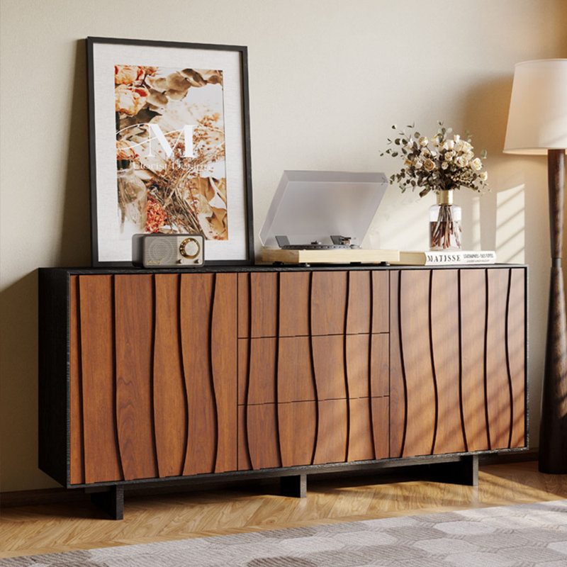 Buffet American American, H 34,6 po x l 47,2 po x P 15,7 po