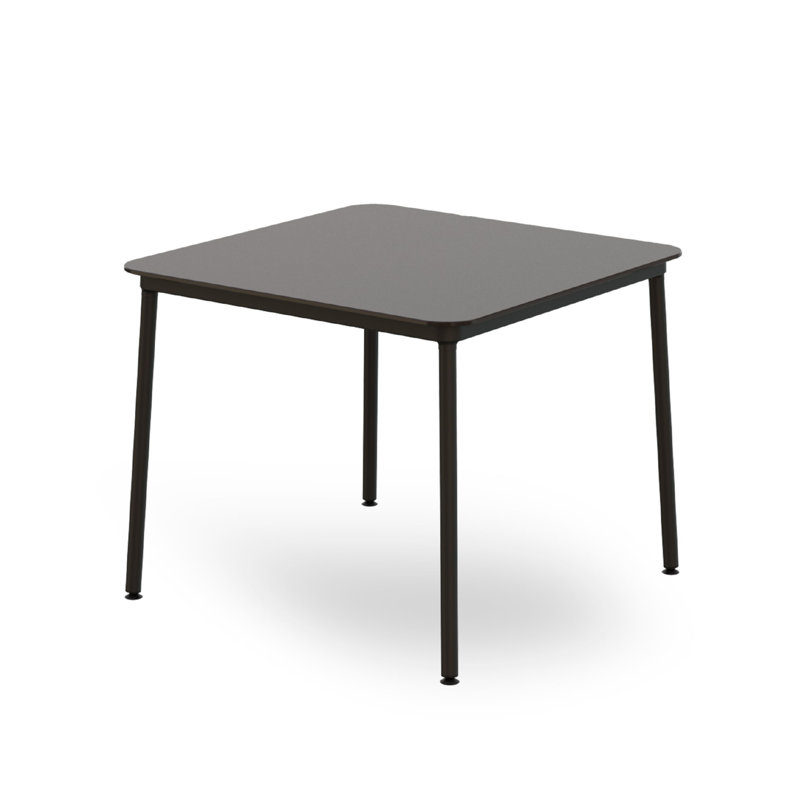 Hub Dining Table, 29.53"H x 35.43"L x 35.43"W, Black