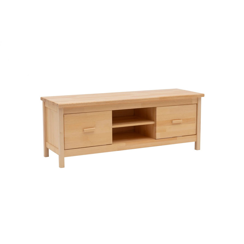 Coussoule Solid Wood TV Stand for TVs up to 65", Natural