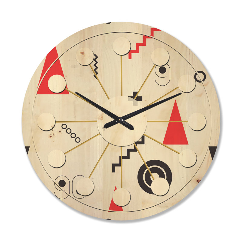 Horloge murale Triangular Design III, Grand