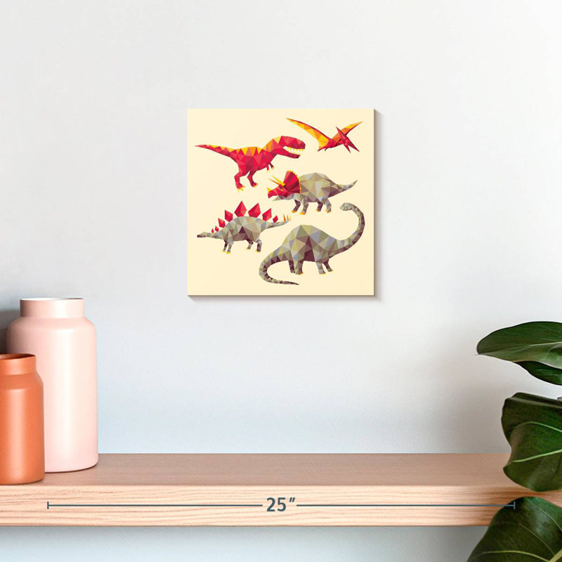 Crowle Geo Saurs, H 10 po x l 10 po