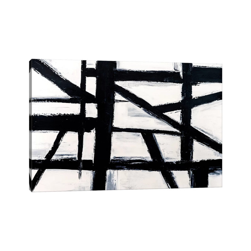 Building Blocks I by Nikki Chauhan - Painting on Canvas, 101.6 cm H x 66.04 cm W x 1.91 cm D, Wrapped Canvas
