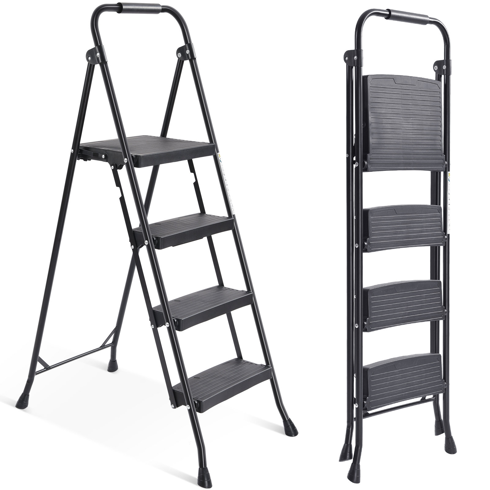 WFX Utility™ 4 Step Steel Step Stool Wayfair
