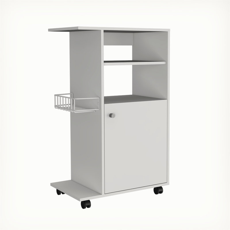 Versatile Kitchen Cart with Efficient Storage and Mobility for a Neat Culinary Space