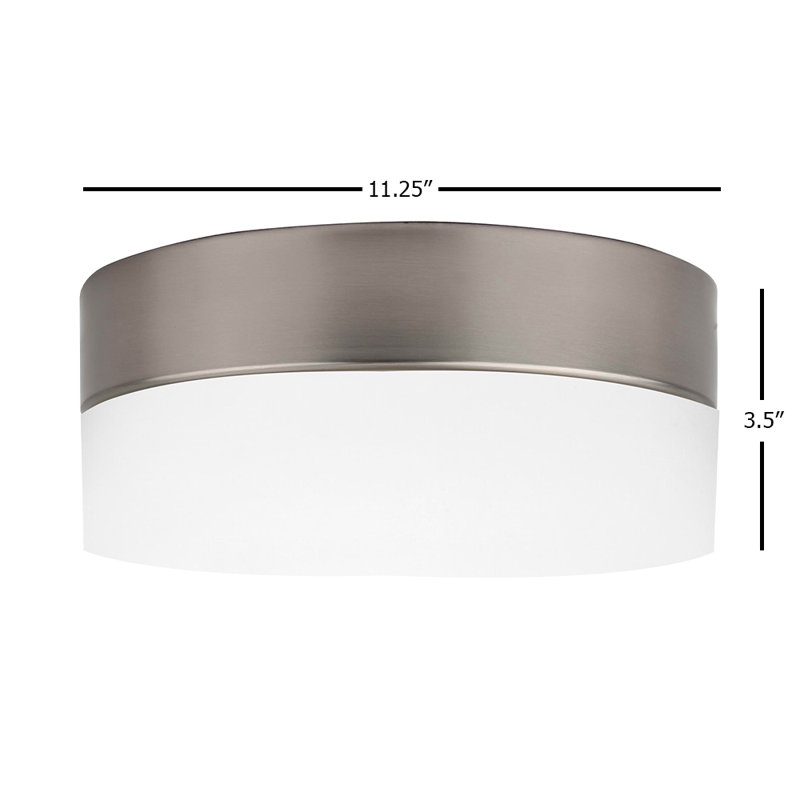 Selasi Glass LED Flush Mount