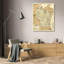 Art sur toile tendue avec galerie Williston Forge, riz: Wisconsin Railroads