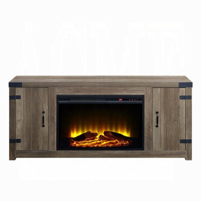 Arondel 54'' W Rustic Oak Electric Fireplace