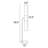 Keevan 59.5'' Black Column Floor Lamp