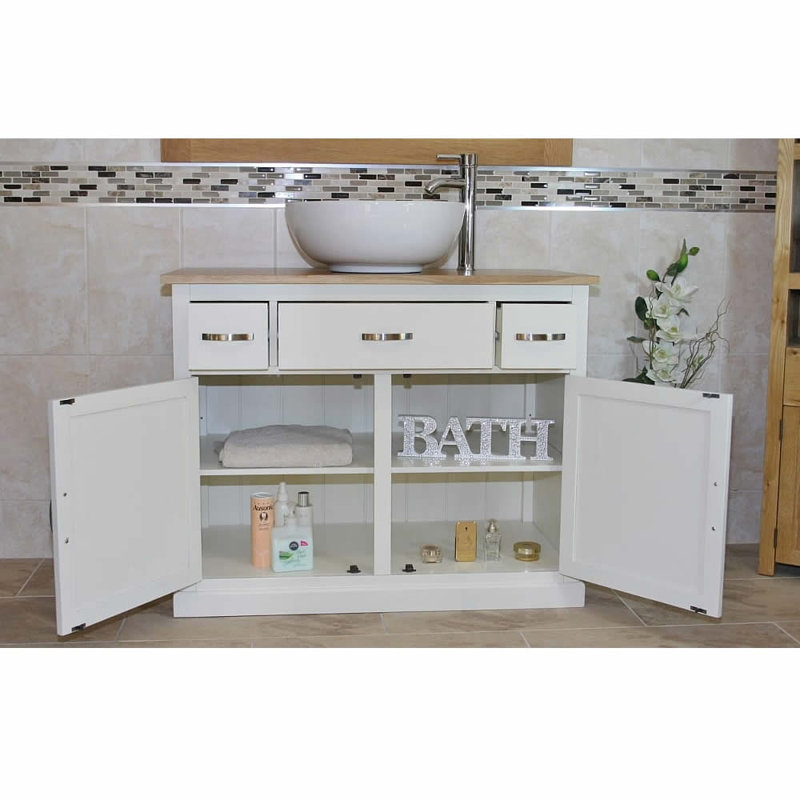 Trystan 1000mm Single Bathroom Vanity with Vessel Ceramic Basin