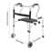 Adjustable Walker With Wheels Foldable Walker Stand Up Walker Foldable Chair For Adult