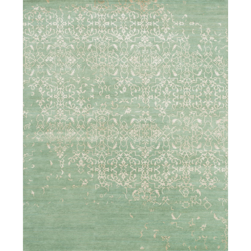 Hermitage Damask Indoor Rug, Rectangle 8'6" x 11'6"