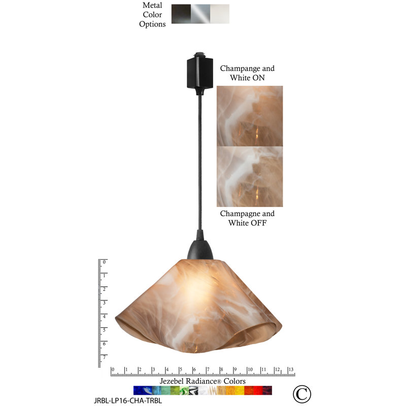 Luminaire suspendu Dale, Grand, Noir, Beige champagne, brun clair et blanc