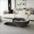 Round Coffee Table with Hidden Storage