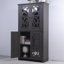 Buffet avec 4 portes en miroir-391652480