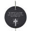 Blehm Waterproof Slate Heart Grave Marker People Memorial Plaque