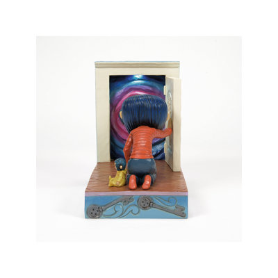 Jim Shore Coraline Kneeling Down Door Figurine 5.12in